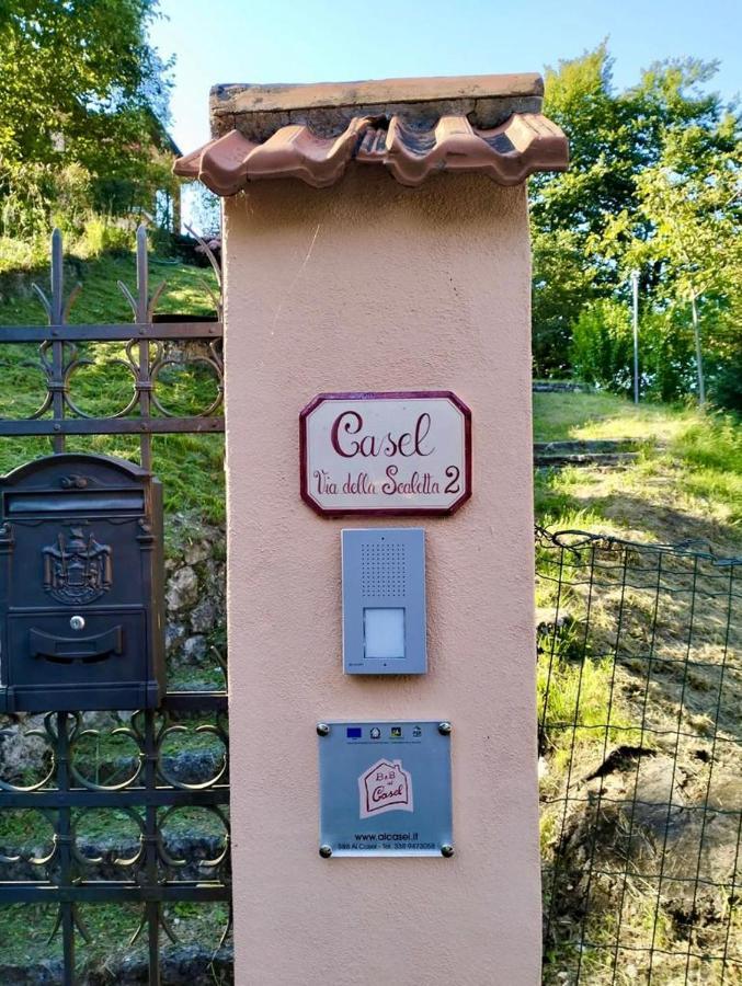 B&B Al Casel Tovena Exteriör bild